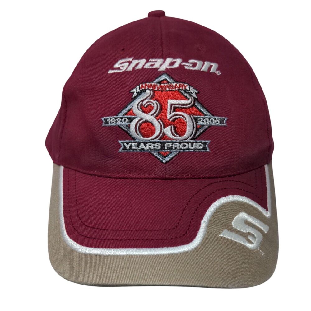 Snap-on 85 Years Proud Strapback Hat Red OSFA Embroidered Adjustable